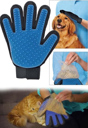 Kedi Köpek Tüy Toplama Eldiveni, Mavi