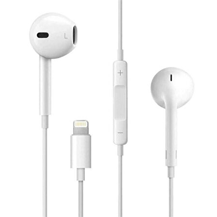 By Nevser® İphone Ucu Çıkışlı Pop Up Kulakiçi Yumuşak Kontrol Tuşlu Kulaklık
