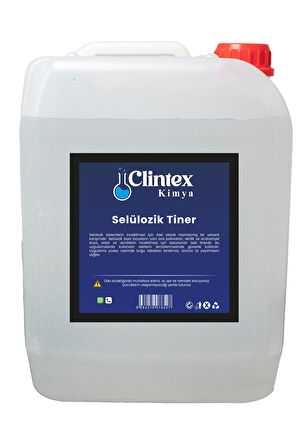 Clintex Kimya Selülozik Tiner 4.250 Kg (5 Lt)