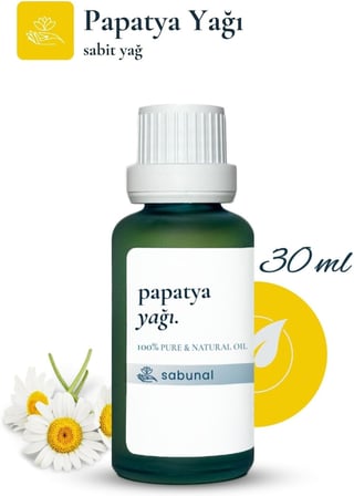 Papatya Yağı 30 ml - Cilt Yüzeyi İçin Bitkisel Yağ Bakımı