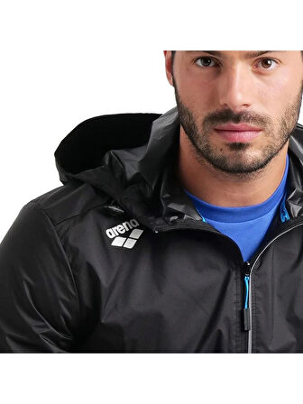 Arena Unisex Rüzgarlık Siyah Günlük Stil