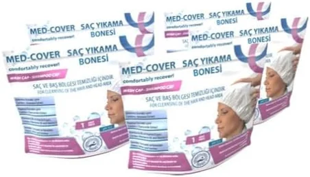 Med-Cover Saç Yıkama Bonesi 6lı Koli - 6 Adet