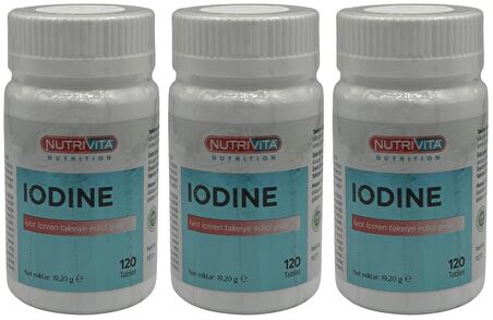 Iodine 150 µg İyot 3x120 Tablet