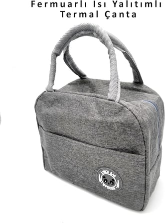 Isı Yalıtımlı Termal Çantalı Çelik Lunch Box – BPA’sız, Sızdırmaz, Çok Bölmeli Yemek Kabı Sarı Yeşil