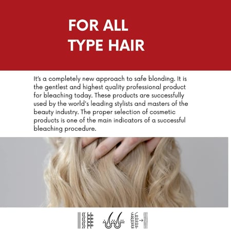 Profesyonel Ağartma Tozu 450 g / 15,8 oz Kırmızı Ağartma Tozu Kuaför Malzemeleri Saç Parlaklaştırıcı Salon Kuaför Ağartıcı