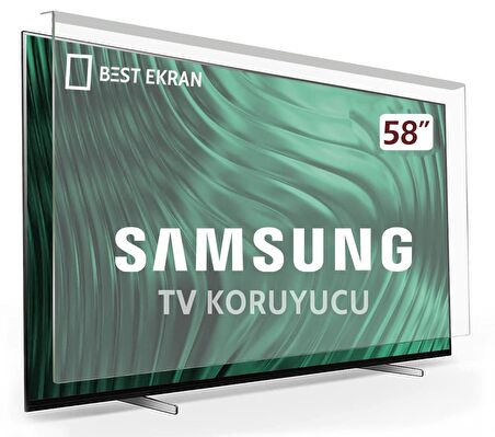 SAMSUNG 58CU7000 TV EKRAN KORUYUCU - Samsung 58" inç 147 Ekran Koruyucu 58" Cu7000