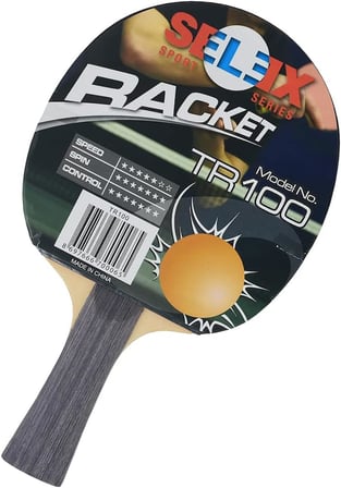 Tr100 Ittf Onaylı Masa Tenisi Raketi, Kahverengi, 1