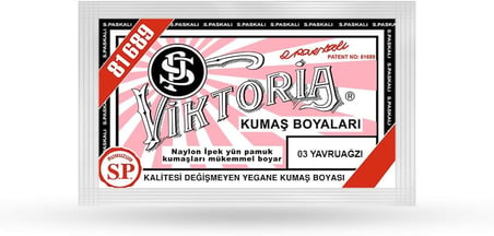 Mor Koyu Toz Kumaş Boyası