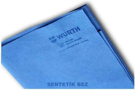 Würth 38x60 cm Sentetik Mavi Temizlik Bezi