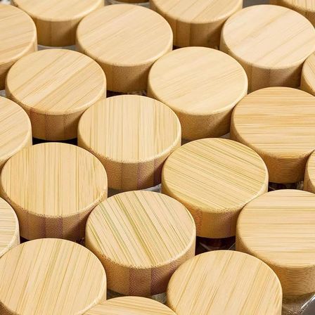12'li Bambu ve Akasya Kapaklı Cam Baharatlık Seti 120 ml - Doğal Ahşap Kapaklı, Şeffaf Cam, Sağlıklı ve Şık Baharat Kavanozları (Bambu Kapak)