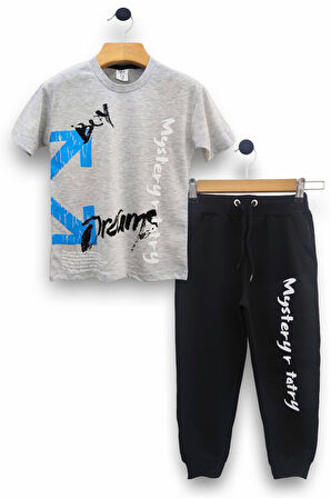Erkek Çocuk Tişört & Eşofman Altı Takımı - Konforlu ve Şık Tasarım