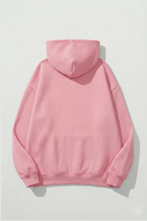 Unisex Yumuşak Dokulu Villain Baskılı Tasarım Oversize 3 İplik Hoodie Sweatshirt