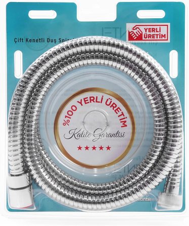 Çift Kenetli Duş Hortumu Spirali (%100 Yerli - 1. Sınıf Kalitede) 170cm