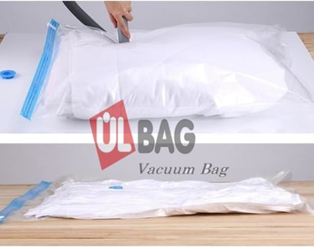 3 Adet Orta Boy (50 cm x 70 cm) Vakumlu Poşet - Vakumlu Hurç - Vakumlu Torba
