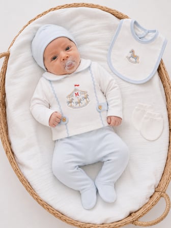 erkek bebek beşli set