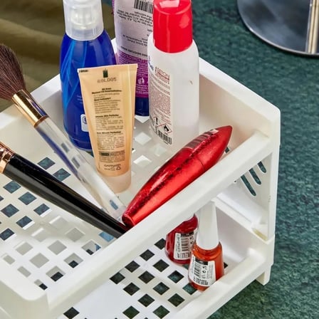 Tuffex 2 Katlı Makyaj Malzeme Düzenleyici Organizer Masa Düzenleyici Organizer Banyo Organizeri