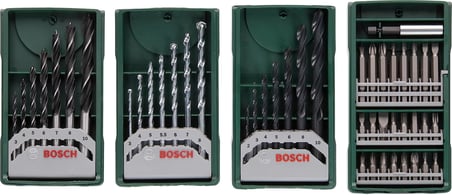 Bosch Professional Accessories X-line Mini 3+1 Set Ahşap Taş Metal Matkap Ucu 2607017071