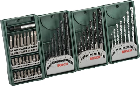 Bosch Professional Accessories X-line Mini 3+1 Set Ahşap Taş Metal Matkap Ucu 2607017071