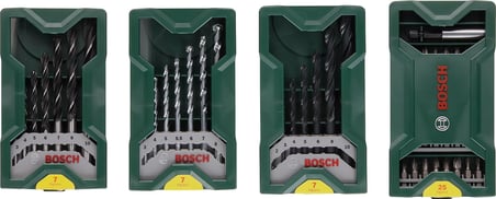 Bosch Professional Accessories X-line Mini 3+1 Set Ahşap Taş Metal Matkap Ucu 2607017071