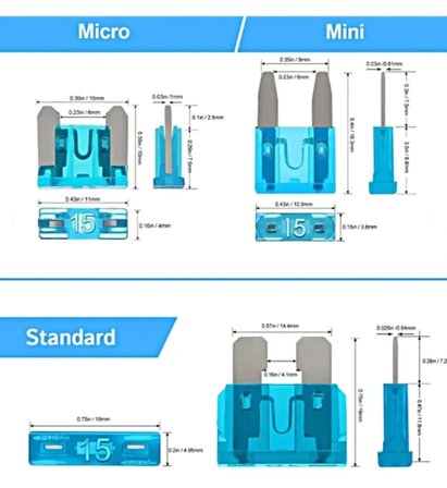 PM-28531 MICRO-MINI BOYUT 300 PARÇA OTO SİGORTA KİTİ SETİ
