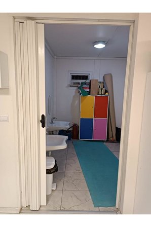 Akordeon Kapı, Beyaz Düz Renkli, 147x200 cm