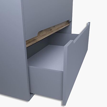 Teta Home Madrid 80 cm MDF Banyo Dolabı Seti ve Boy Dolabı