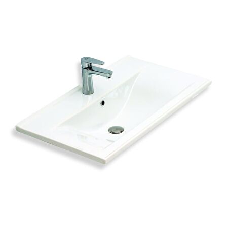 Teta Home Madrid 80 cm MDF Banyo Dolabı Seti ve Boy Dolabı