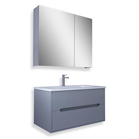 Teta Home Madrid 65 cm Mdf Banyo Dolabı Seti