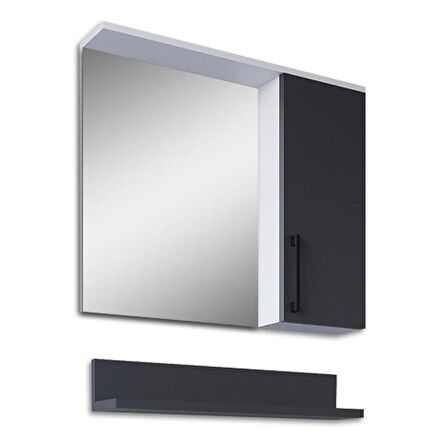 Teta Home Eko 65 Cm Mdf Banyo Aynalı Üst Dolap