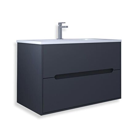 Teta Home Madrid 80 cm Mdf Banyo Lavabolu Alt Dolap