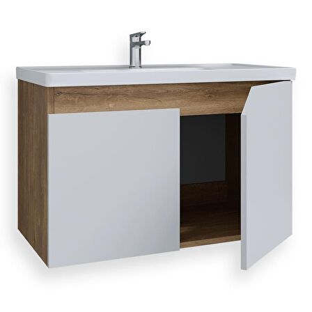 Teta Home Napoli 80 Cm Mdf Banyo Lavabolu Alt Dolap