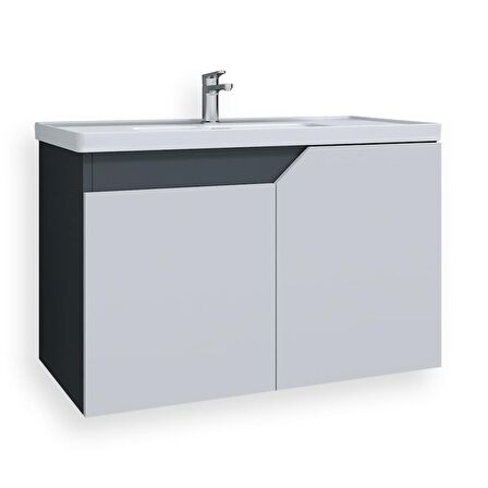 Teta Home Napoli 80 Cm Mdf Banyo Lavabolu Alt Dolap
