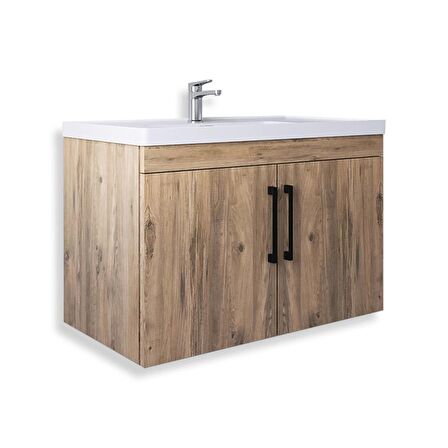 Teta Home Yalova 65 cm Mdf Banyo Lavabolu Alt Dolap