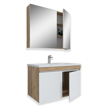 Teta Home Tokyo 65 CM Mdf Banyo Dolabı Seti