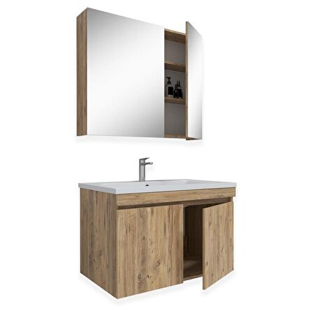 Teta Home Tokyo 65 CM Mdf Banyo Dolabı Seti