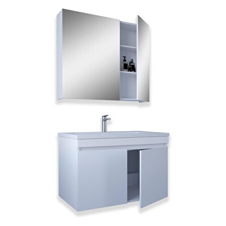 Teta Home Tokyo 65 CM Mdf Banyo Dolabı Seti