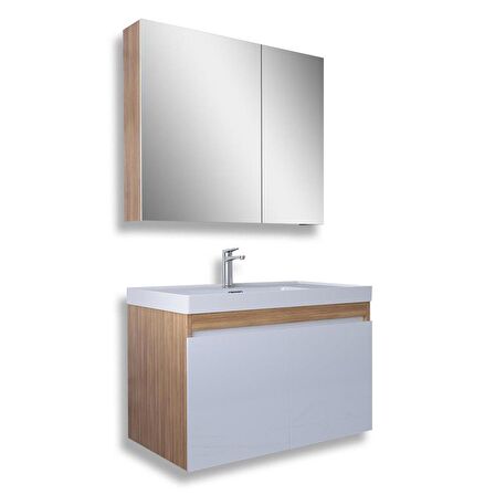 Teta Home Tokyo 65 CM Mdf Banyo Dolabı Seti