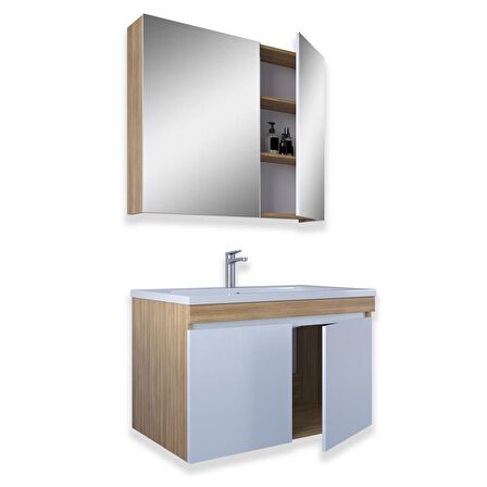 Teta Home Tokyo 65 CM Mdf Banyo Dolabı Seti