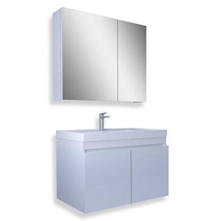 Teta Home Tokyo 80 CM Mdf Banyo Dolabı Seti