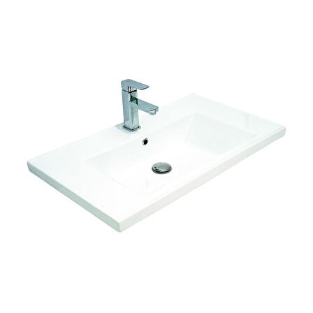 Teta Home Napoli 80 cm Mdf Banyo Dolabı Seti 