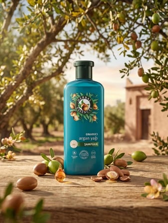 Saçlarınız İçin Sıvı Altın Mucizesi: Argan Yağlı Onarıcı Bakım Herbal Essences Onarıcı Argan Yağı Şampuanı (250 ml)