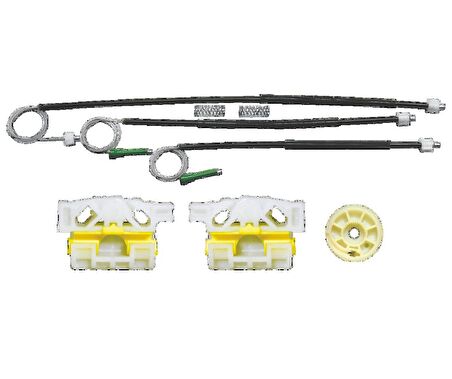 Kayoto Laguna III 2007-Sonrası Cam Kriko Teli Ön Sağ Tamir Takımı KY22411T