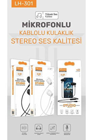 LH-301 Kablolu Mikrofonlu Kulaklık