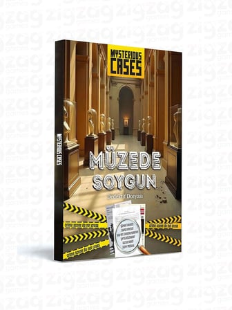 Mysterious Cases Müzede Soygun, Dedektif Dosyası, Gizem Çözme Oyunu, Şüpheli Kartları ve İpucu Belgeleri ile