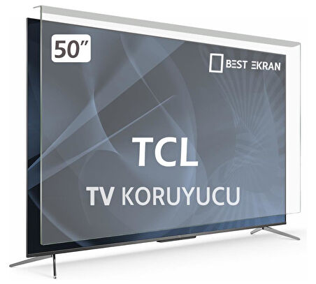 TCL 50P755 TV Ekran KORUYUCU - Tcl 50" 126 cm Kırılmaz Ekran Koruyucu 50P755GTV
