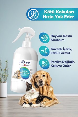 Kedi Kumu Ve Tuvaleti Koku Giderici Sprey, İdrar ve Çiş Spreyi, Kokusuz Tuvalet için, 250 ml