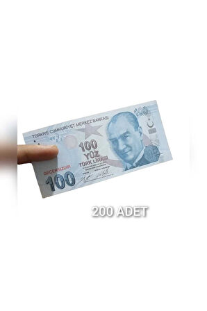 Geçersiz Sahte Düğün Film Dizi Paraları 100 TL (200ADET)