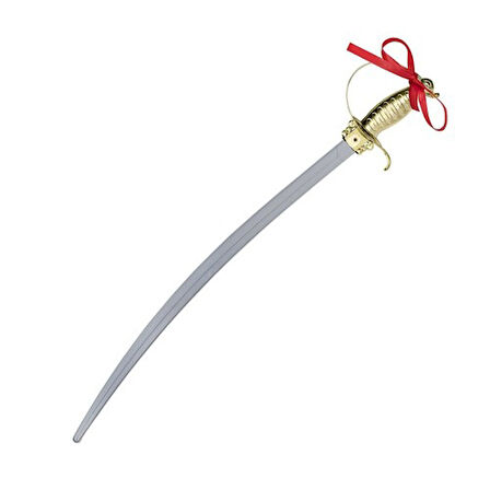 Altın Renk Kabzalı Zararsız Oyuncak Şövalye Kılıcı – 68 Cm (plastik) TdrTR