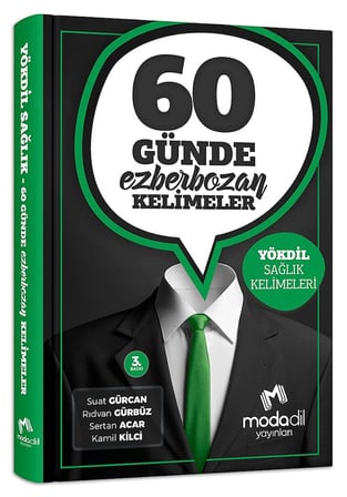 60 Günde Ezberbozan Kelimeler Modadil Yayınları: YÖKDİL Sağlık Kelimeleri