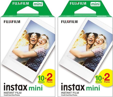 İnstax Mini 7-8-9-11-12-25-70-90 için Film 2'li paket 40 Adet